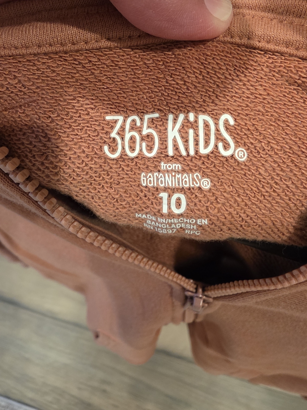 Boys' Size 10 Zip Up Hoodie Lot, 365 Kids And Jumping Beans - Picture 4 of 7